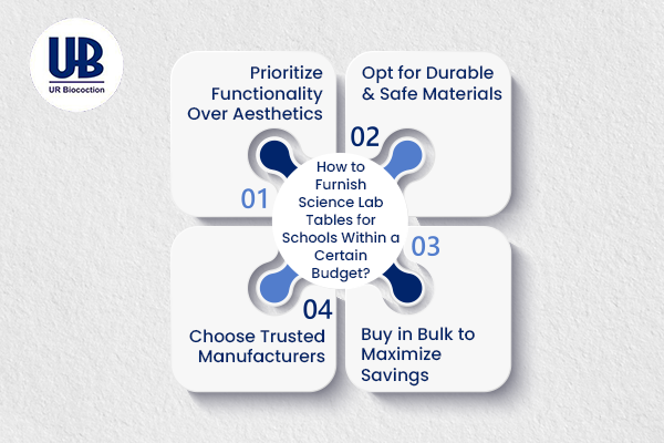 Heres a breakdown of how can you furnish science lab tables for schools within a certain budget | science lab tables for schools